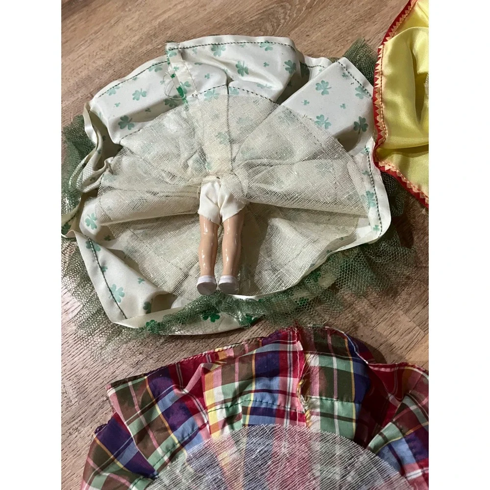 Set‎ of 7 1950's Collectible Dolls in Elaborate Themed Dresses